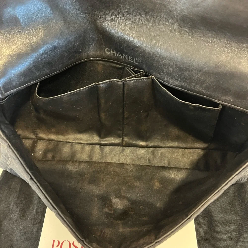 Chanel Black Travel Line Flap Bag